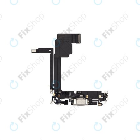 Apple iPhone 15 Pro Max - Konektor za punjenje + Flex kabel (White Titanium)