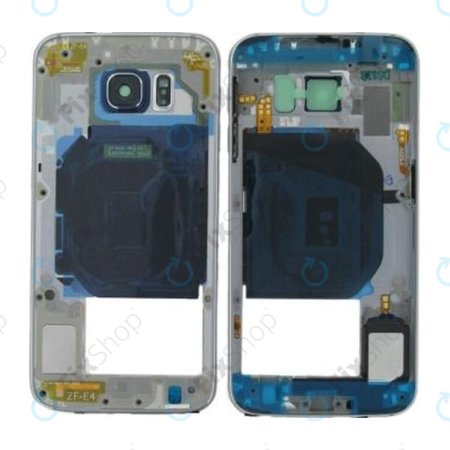 Samsung Galaxy S6 G920F - Srednji okvir (plavi) - GH96-08583D Originalni servisni paket