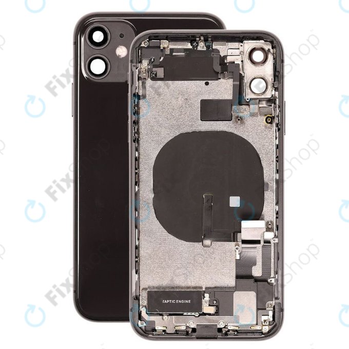 Apple iPhone 11 - Stražnje Maska s malim dijelovima (crno)