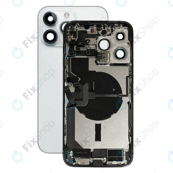 Apple iPhone 14 Pro Max - Stražnje Maska s malim dijelovima (srebrno)