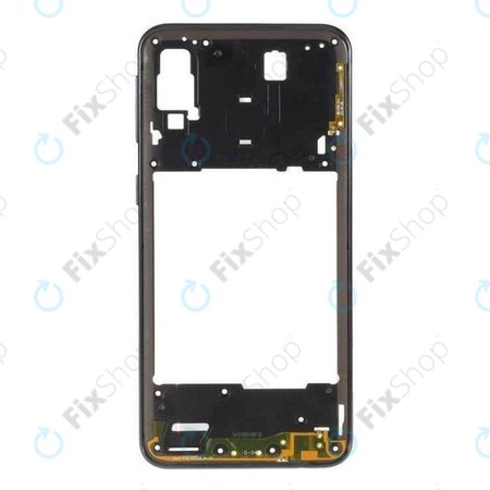 Samsung Galaxy A40 A405F - Srednji okvir (crni) - GH97-22974A originalni servisni paket