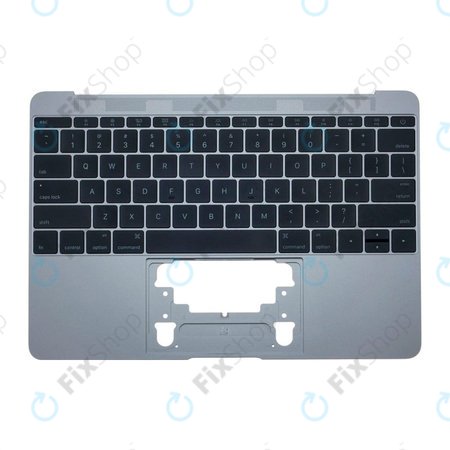 Apple MacBook 12" Retina A1534 (početak 2015. - Sredina 2017.) - Gornji okvir tipkovnice + tipkovnica US (Space Gray)