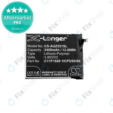Asus ZenFone 3 Max ZC553KL (X00DD) - Baterija C11P1609 3400mAh HQ