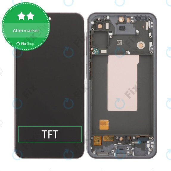 Samsung Galaxy A56 A566E - LCD zaslon + zaslon osjetljiv na dodir + okvir (Awesome Graphite) TFT
