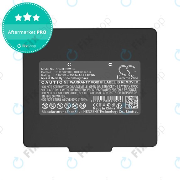 Baterija za Hetronic, 2500mAh, Ni-MH, 3.6V, RHE3620KG, HQ