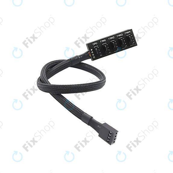 PWM razdjelnik za ventilatore, 4-pinski, 5-portni