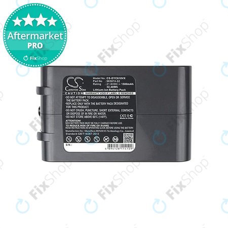 Dyson DC58, DC59, DC61, DC62, DC72, DC74, V6 - Baterija Li-Ion 1500mAh HQ