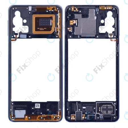 Samsung Galaxy M31s M317F - Srednji okvir (Mirage plava) - GH97-25062B originalni servisni paket