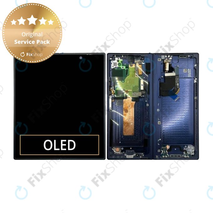 Samsung Galaxy Z Fold 6 F956B - LCD zaslon + zaslon osjetljiv na dodir + okvir (Navy) - GH82-35042C Genuine Service Pack