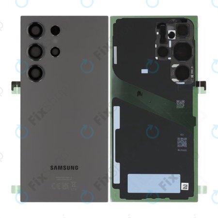 Samsung Galaxy S24 Ultra S928B - Poklopac baterije (Titanium Black) - GH82-33349B Genuine Service Pack