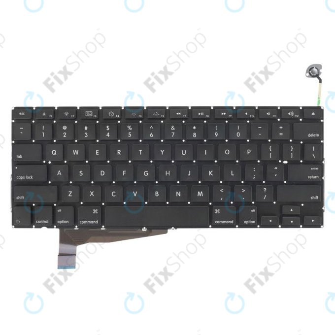 Apple MacBook Pro 15" A1286 (krajem 2008. - Početkom 2009.) - Tipkovnica SAD