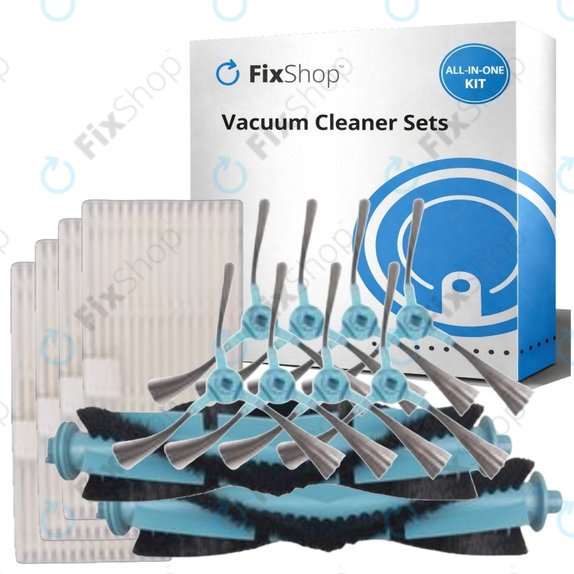 Set rezervnih dijelova za Tesla IQ400, IQ400 Plus, Sencor 6485BK (2x Glavna četka, 4x Filter, 8x Bočna četka)