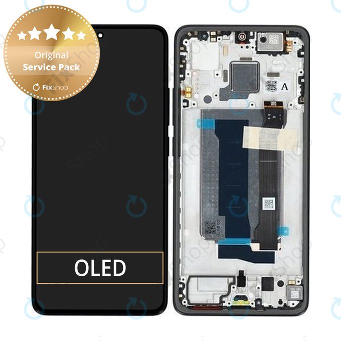 Xiaomi Poco X7 Pro 2412DPC0AG - LCD zaslon + zaslon osjetljiv na dodir + okvir (Black) - 56000300O1000 Genuine Service Pack