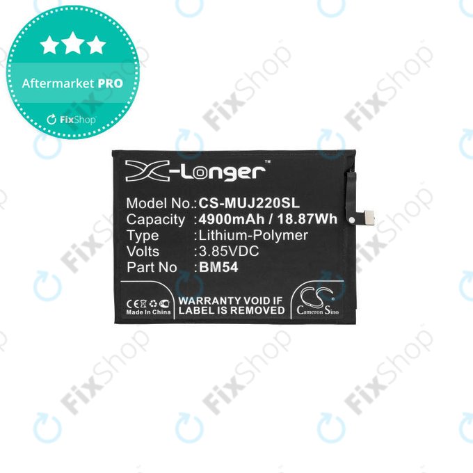 Xiaomi Redmi Note 9T 5G - Baterija BM54 5000 mAh HQ