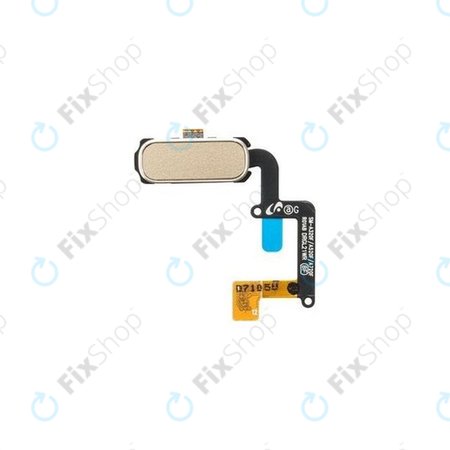 Samsung Galaxy A3 A320F (2017) - Home Button + Flex kabel (zlatni) - GH96-10773B Genuine Service Pack