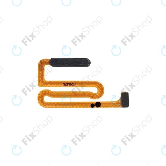 Samsung Galaxy A12 A125F - Senzor otiska prsta + fleksibilni kabel (crni) - GH96-14087A originalni servisni paket