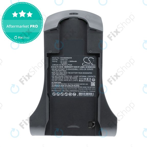 Baterija za Shark IZ, 3000mAh, Li-Ion, 25.2V, XSBT700, HQ