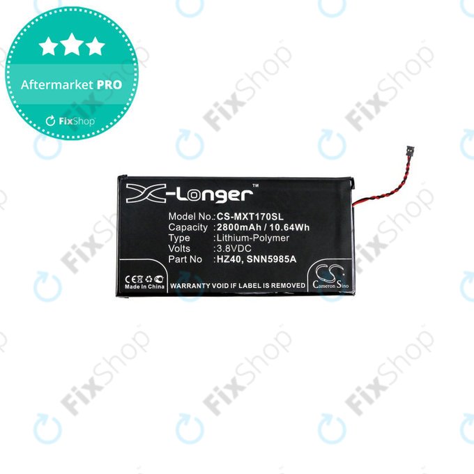 Baterija za  Motorola Moto Z2 Play XT1710-09, 2800mAh, Li-Pol, 3.8 V, HZ40, HQ