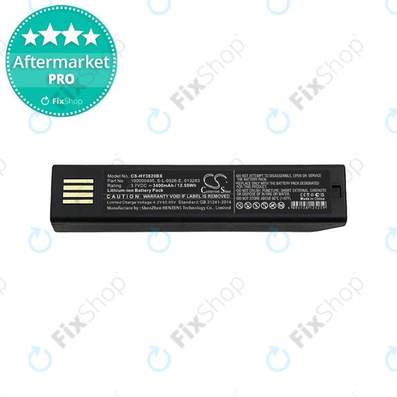 Honeywell 1202g, 1452G, 1472G, 1902GHD/GSR, 1911i, 1981i, 3820/i, 4620, 4820/i, 5620, 6320, 8675i, Xenon 3820/i, 4820/i, 5620, 6320 - Baterija 100000495, S-L-0526-E, 013283 3400mAh HQ