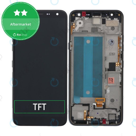 LG K40 - LCD zaslon + zaslon osjetljiv na dodir + okvir (Black) TFT