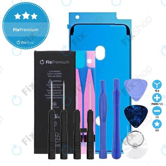 Baterija za iPhone 6S, 1715mAh, Ljepilo (Adhesive), Alati, FixPremium