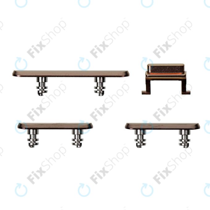 Apple iPhone 11 Pro, 11 Pro Max - Bočne tipke (zlato)