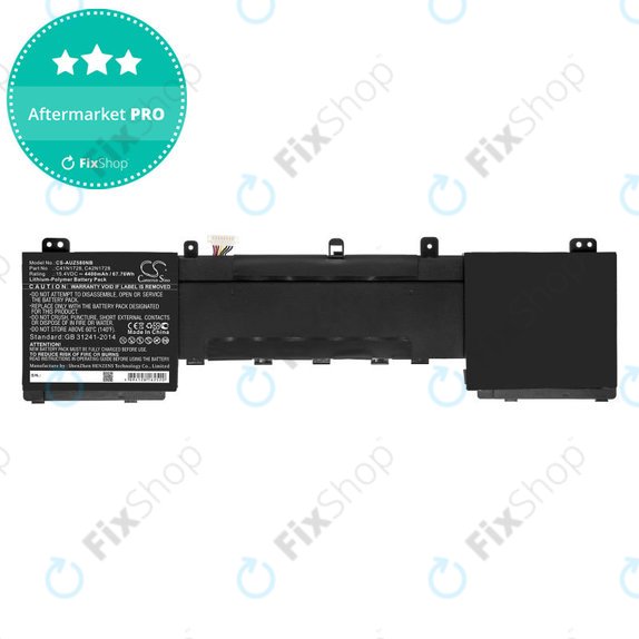 Baterija za Asus Zenbook Pro 15, 5500VE, UX550GD, 4400mAh, Li-Pol, 15.4V, C41N1728, HQ