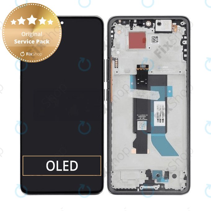 Xiaomi Poco X7 24095PCADG - LCD zaslon + zaslon osjetljiv na dodir + okvir (Green) - 5600020O16P00 Genuine Service Pack