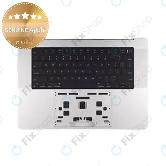 Gornji okvir tipkovnice za MacBook Pro 14", A3112 (2024), s US tipkovnicom i baterijom, Silver, 661-42513, Genuine Apple