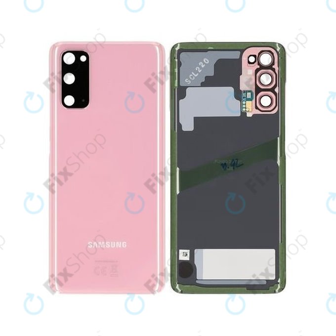 Samsung Galaxy S20 G980F - Poklopac baterije (Cloud Pink) - GH82-22068C, GH82-21576C Originalni servisni paket