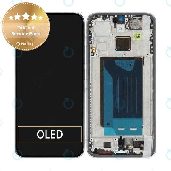 Zaslon za Xiaomi 15T, Gray, Dodirni ekran s okvirom, 5600020O12A00, Genuine Service Pack
