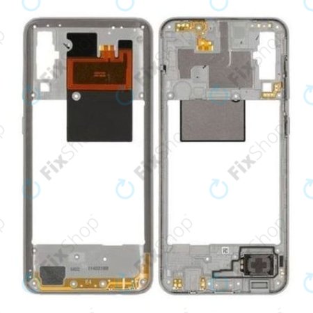 Samsung Galaxy A50 A505F - Srednji okvir (bijeli) - GH97-23209B originalni servisni paket