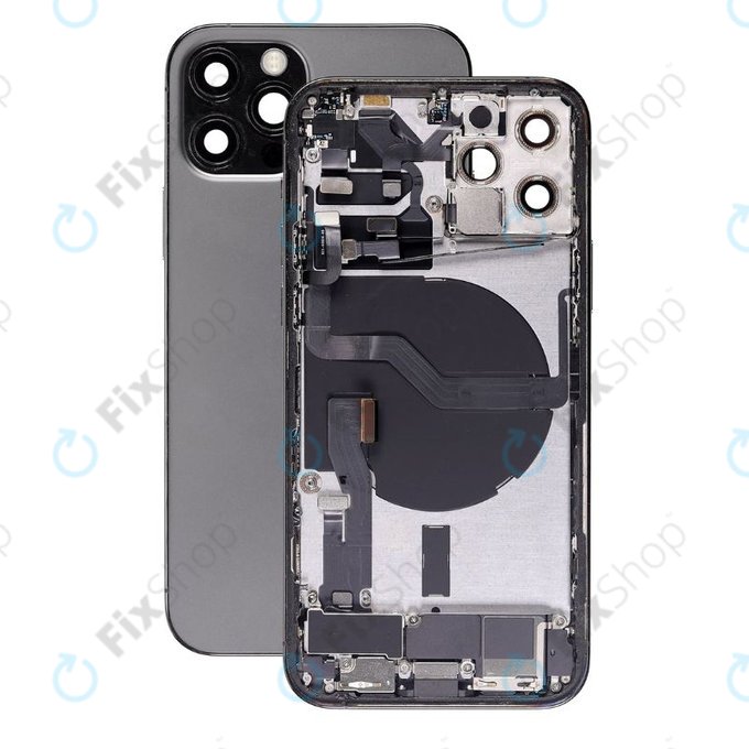 Apple iPhone 12 Pro - Stražnje Maska s malim dijelovima (grafit)