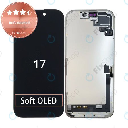 Apple iPhone 17 - LCD zaslon + zaslon osjetljiv na dodir + okvir Refurbished