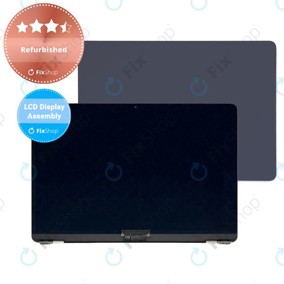 Apple MacBook Air 13" M3 A3113 (2024) - LCD zaslon + prednje staklo + kućište (Midnight) Refurbished