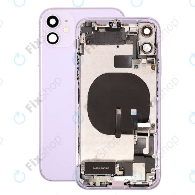Apple iPhone 11 - Stražnje Maska s malim dijelovima (ljubičasto)