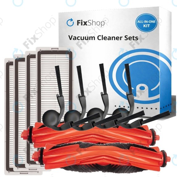 Set rezervnih dijelova za Xiaomi Robot Vacuum S40 (2x Glavna četka, 4x Filter, 4x Bočna četka)