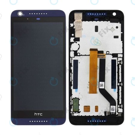 HTC Desire 626G Dual SIM - LCD zaslon + zaslon osjetljiv na dodir + okvir (tamnarsko plava) - 97H00015-00