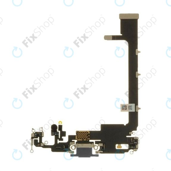 Apple iPhone 11 Pro Max - Konektor za punjenje (bez IC punjenja) + savitljivi kabel (Space Gray)