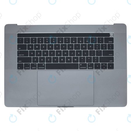 Apple MacBook Pro 15" A1707 (kasno 2016. - Sredina 2017.) - Gornji okvir tipkovnice + američka tipkovnica + mikrofon + trackpad + zvučnici (Space Gray)