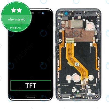 HTC U11 - LCD zaslon + zaslon osjetljiv na dodir + okvir (Black) TFT