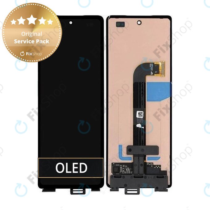 Samsung Galaxy Z Fold 2 F916B - LCD zaslon + zaslon osjetljiv na dodir (vanjski) - GH82-23943A, GH82-24024A Originalni servisni paket