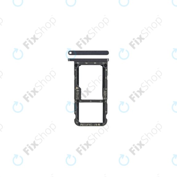 Huawei P20 Lite - SIM + SD ladica (crna) - 51661HKK