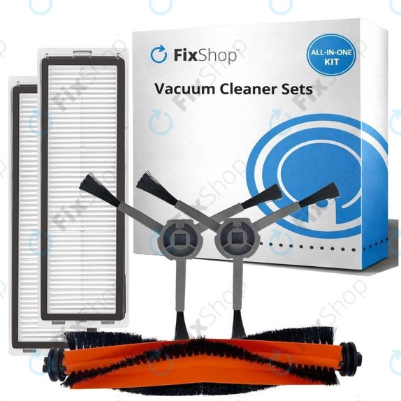 Set rezervnih dijelova za Xiaomi Dreame Bot L10 Pro, D9, D9 Pro, D9 Max, Trouver LDS (1x Glavna četka, 2x Filteri, 2x Bočne četke)