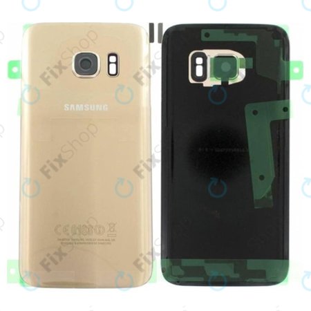 Samsung Galaxy S7 G930F - Poklopac baterije (zlatni) - GH82-11384C Originalni servisni paket