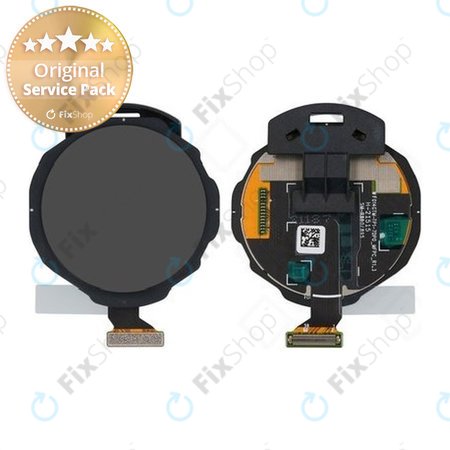 Samsung Galaxy Watch 4 Classic 46 mm R895 - LCD zaslon + zaslon osjetljiv na dodir + okvir (crni) - GH96-14426A Originalni servisni paket