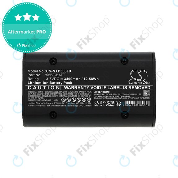 Baterija za Nightstick 5566, 5568, 3400mAh, Li-Ion, 3.7V, 5568-BATT, HQ