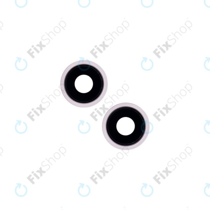 Apple iPhone 13, 13 Mini - Leća stražnje kamere + okvir (roza) - 2 kom