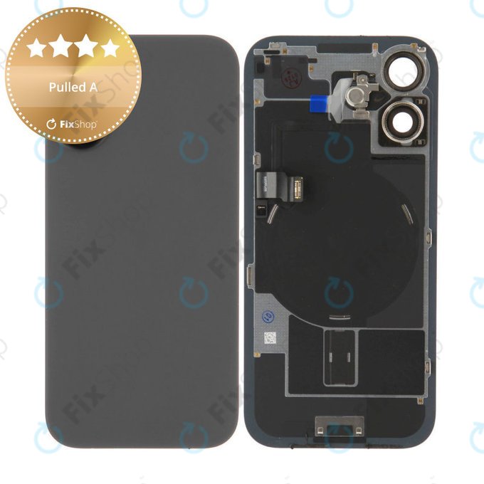 Staklo stražnjeg kućišta za iPhone 17, Black, Pulled A
