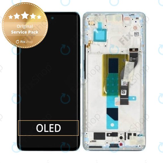 Xiaomi 13 Lite - LCD zaslon + zaslon osjetljiv na dodir + okvir (Lite Blue) - 5600040L9S00 Originalni servisni paket